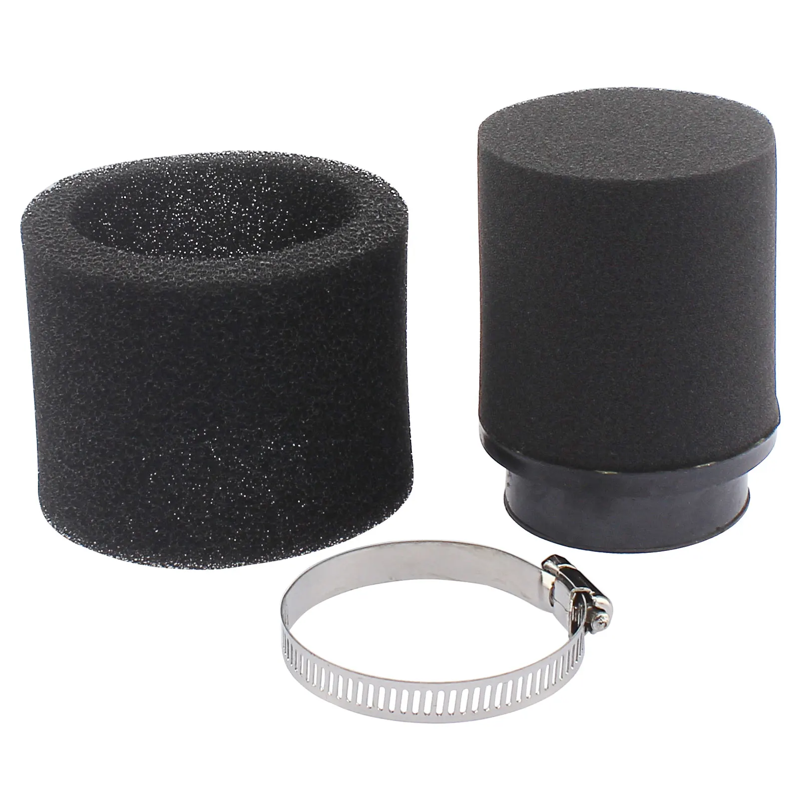 Черный воздушный фильтр 48 мм 49 50 50-90 куб. См 110-125 мотоцикл квадроцикл картинг мопед