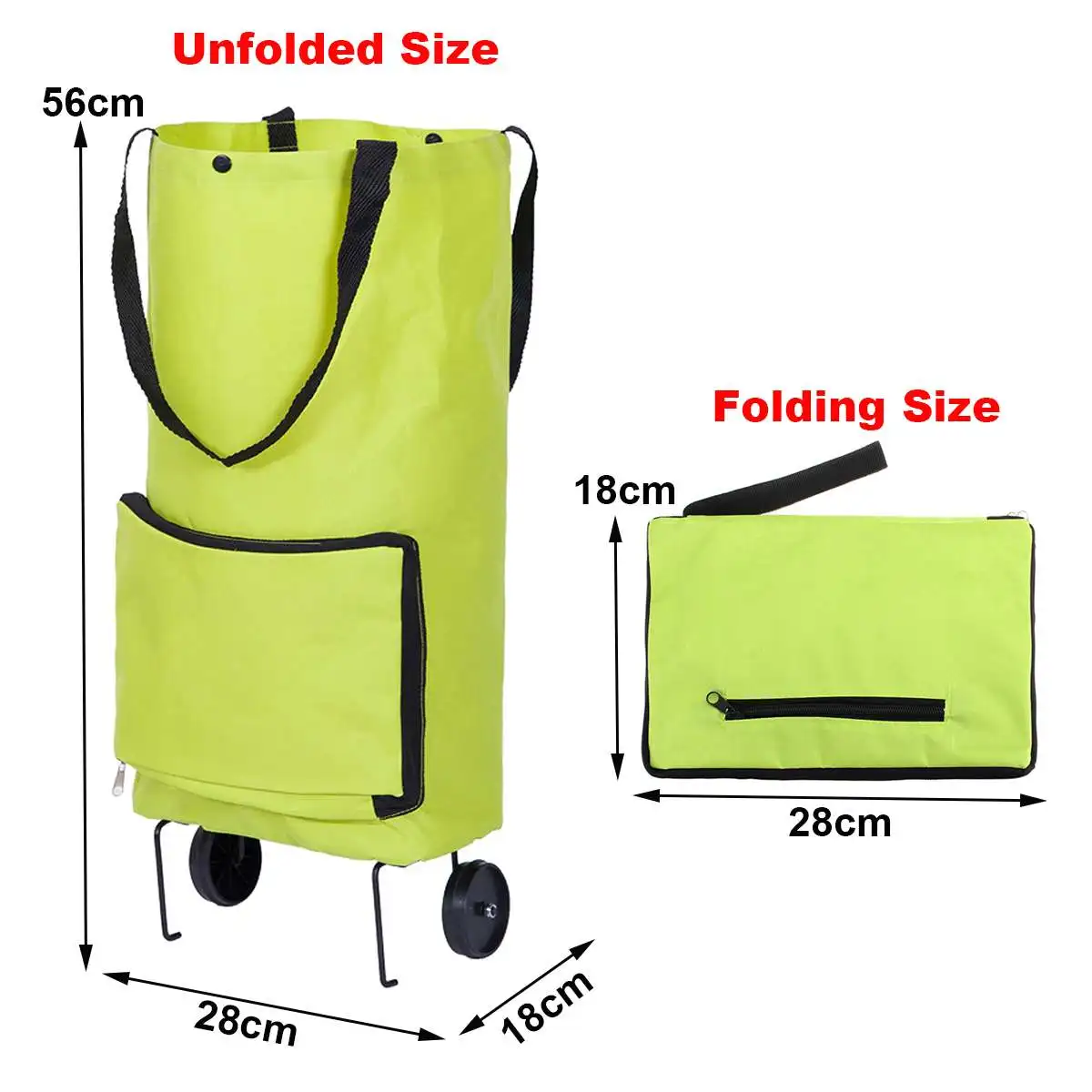 

Folding Portable Shopping Bags Buy Vegetables Bag Waterproof High Capacity Shopping Food Organizer Trolley Bag on Wheels Bag