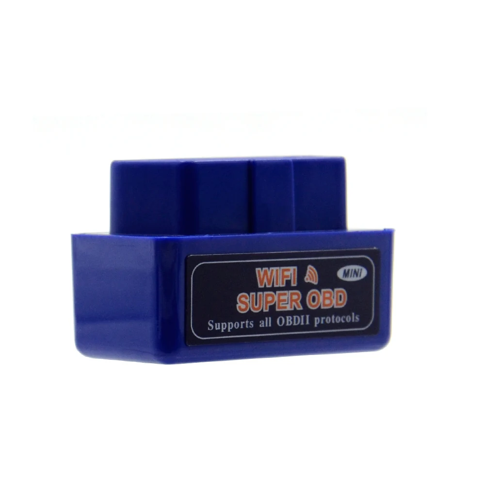 Super Blue WIFI ELM327 OBD2 wifi V1.5 для Android/iOS автомобильный диагностический инструмент с PIC18F25K80 ELM-327 V1.5 - Цвет: Super Blue WIFI