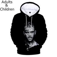 3d pattern lil peep men and women pullover boys and girls hoodies spring harajuku casual childrens clothing hooded sweatshirts