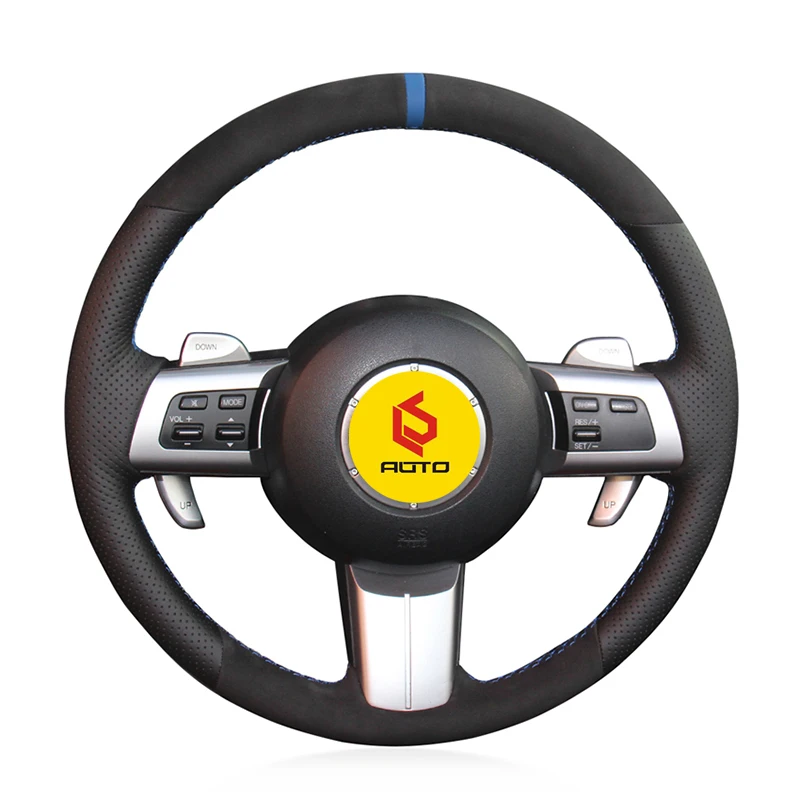 Оплетка на рулевое колесо для Mazda MX 5 2009 2013 RX 8 CX 7 CX7 2007 кожаный чехол колесо|Чехлы