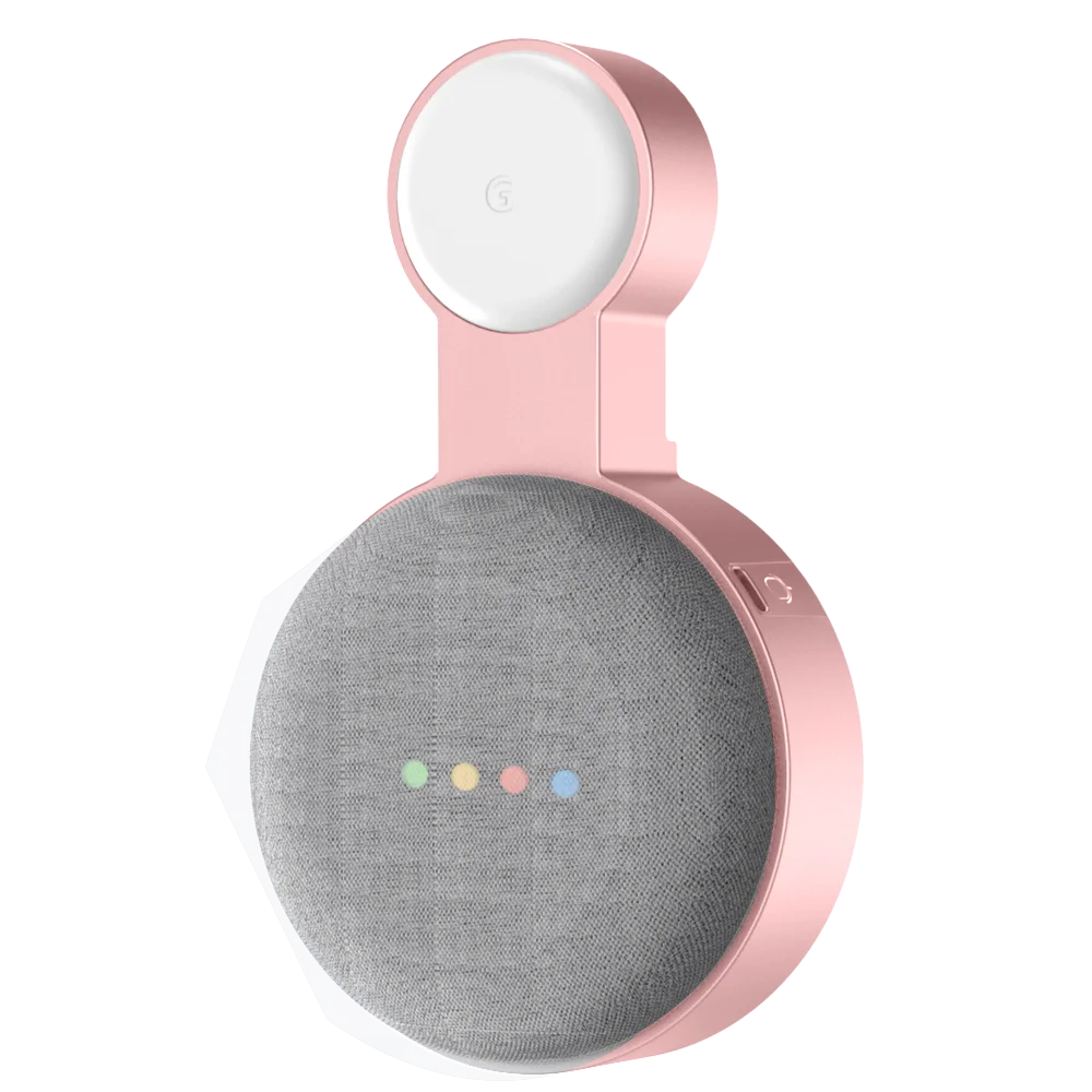 

Outlet Wall Mount Holder for Google Home Mini, Compact Outlet Mount Accessories for Home Mini Voice Assistant Speaker