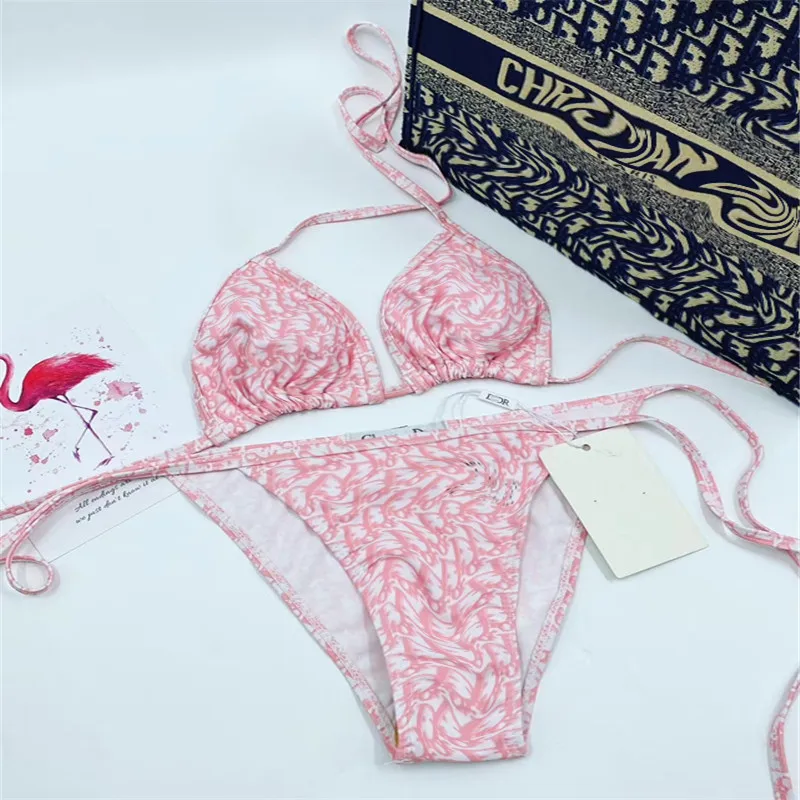 

DR New sexy bikini waist high 2020 summer new two-piece swimsuit designer beach sexy