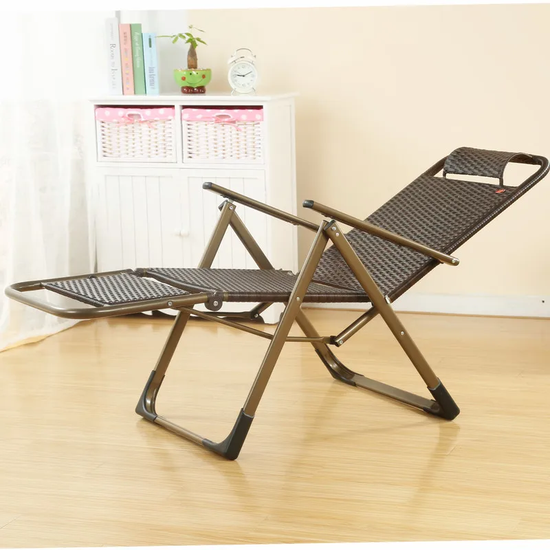 Открытый ротанговый кресло складной стул балкон Сиеста три раза плетеное для