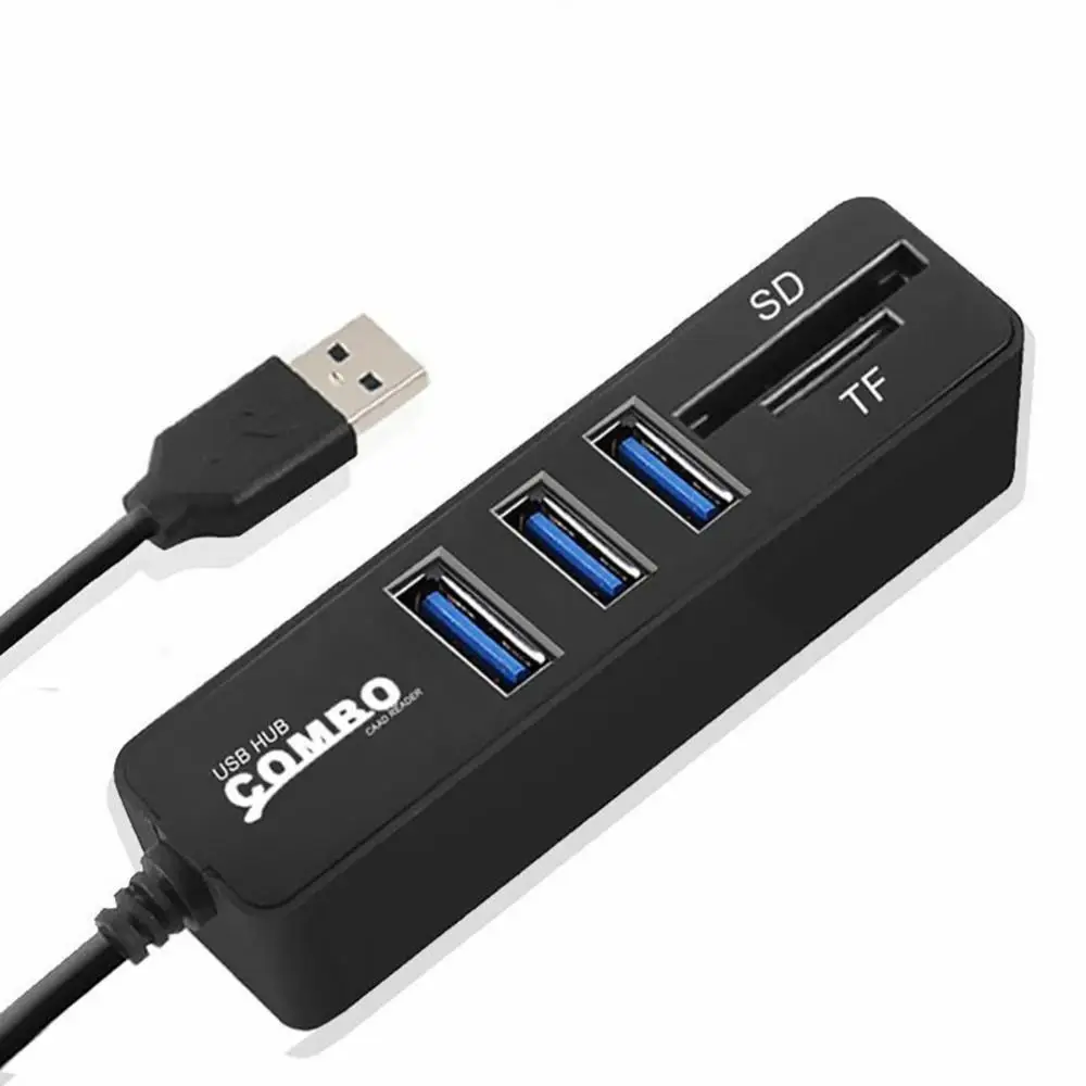 

Usb-хаб 3 Порты и разъёмы расширитель USB 2,0/3,0 концентратор Мульти USB разветвитель несколько USB 2,0/3,0 комбинированный usb-хаб TF/SD кард-ридер для портативных ПК