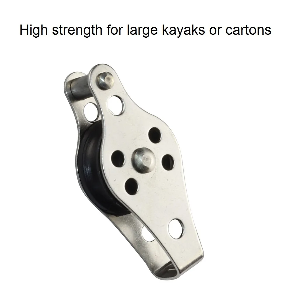 2 шт. морской проволочный канат вертлюжные шкивы из нержавеющей стали 316