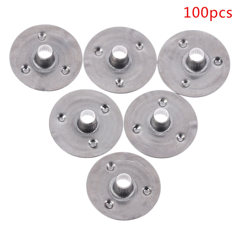 

Hot Sales 100pcs 12.5*2.5mm Waxed Candle Wick Metal Sustainers Candles Wicks Holders Useful Tools Cheap Wholesale