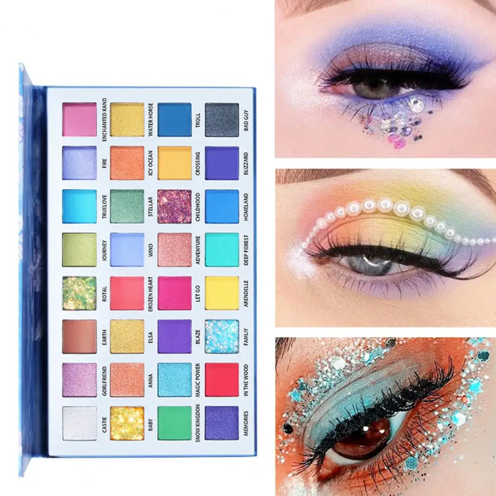 

32 Colors Eyeshadow Palette Glitter Shimmer Eye Shadow Powder Matte Eyeshadow Palette Women Beauty Cosmetic Makeup