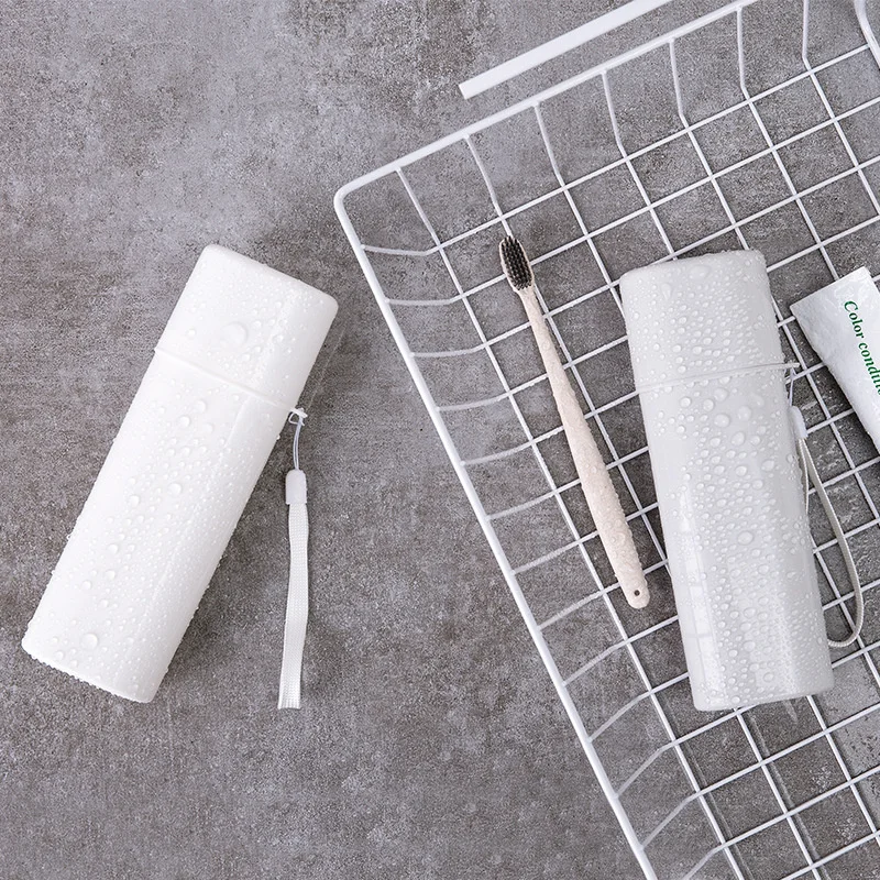 Портативный на присоске для хранения зубных ящик открытый дорожная походная