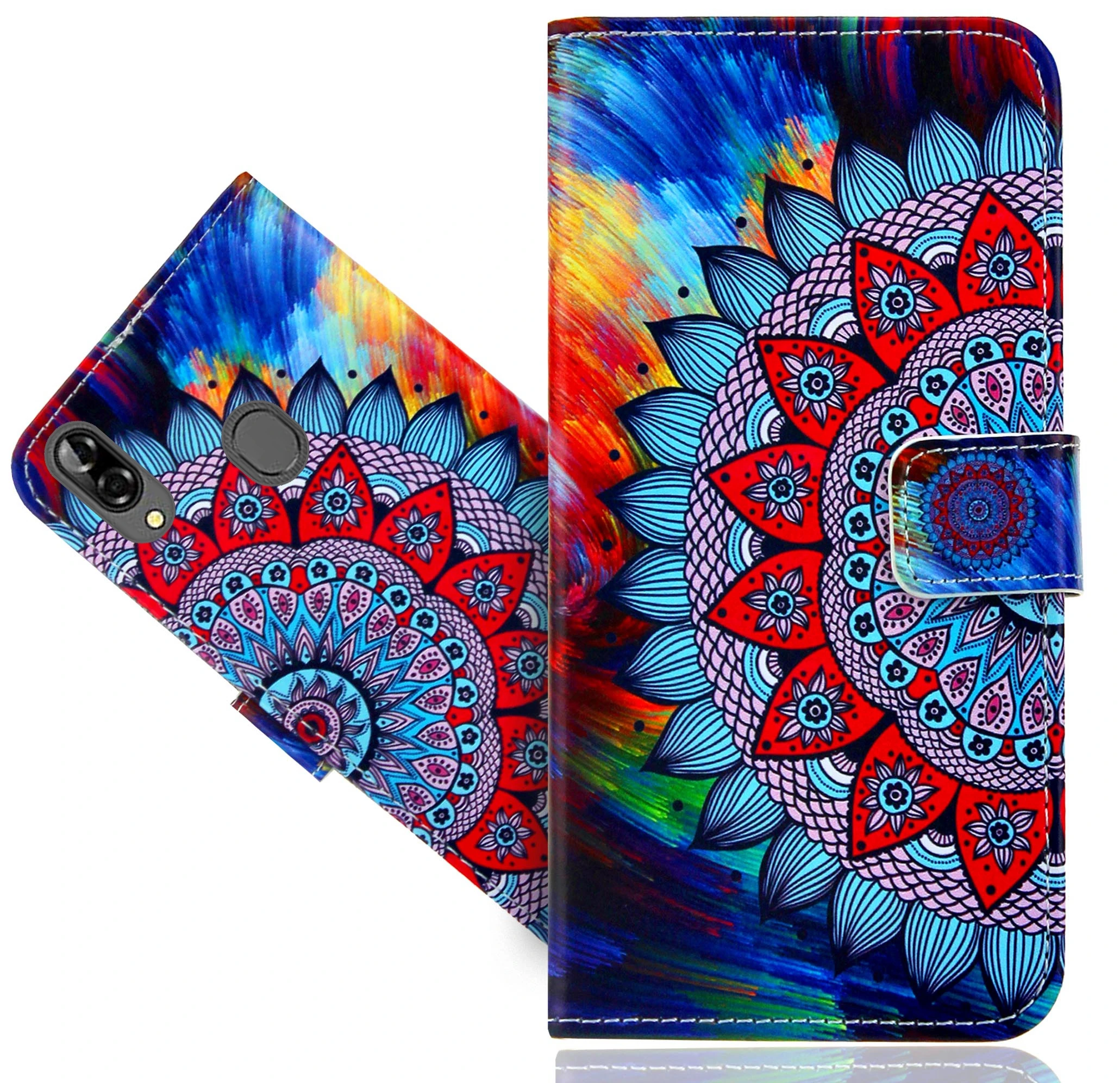 Painted Wallet Leather Case Card Pocket Cover Funda Coque For Xiaomi Mi A2 A3 6 8 9 9T 10 10T 11 Lite Pro SE 4G 5G | Мобильные