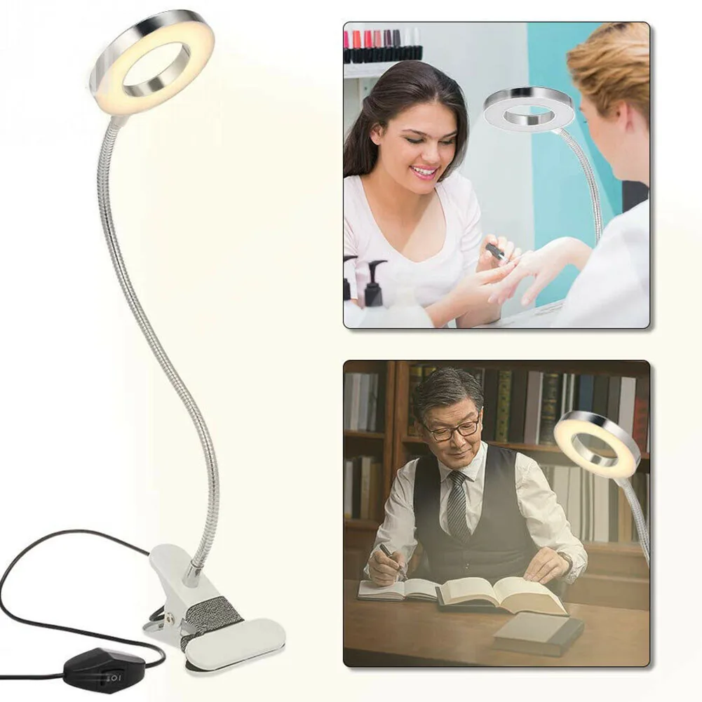 Зажим-клипса Портативный Гибкий без излучения защита глаз изучение USB мерцания