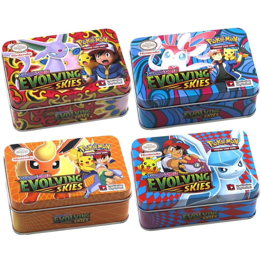 Карты Покемон 42 шт. игральная карточка с изображением меча и щита развивающиеся