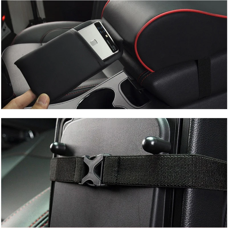 Leather Car Central Armrest Pad for FORD FOCUS 2 Focus 3 Mondeo Fiesta Kuga MK2 MK3 MK4 | Автомобили и мотоциклы