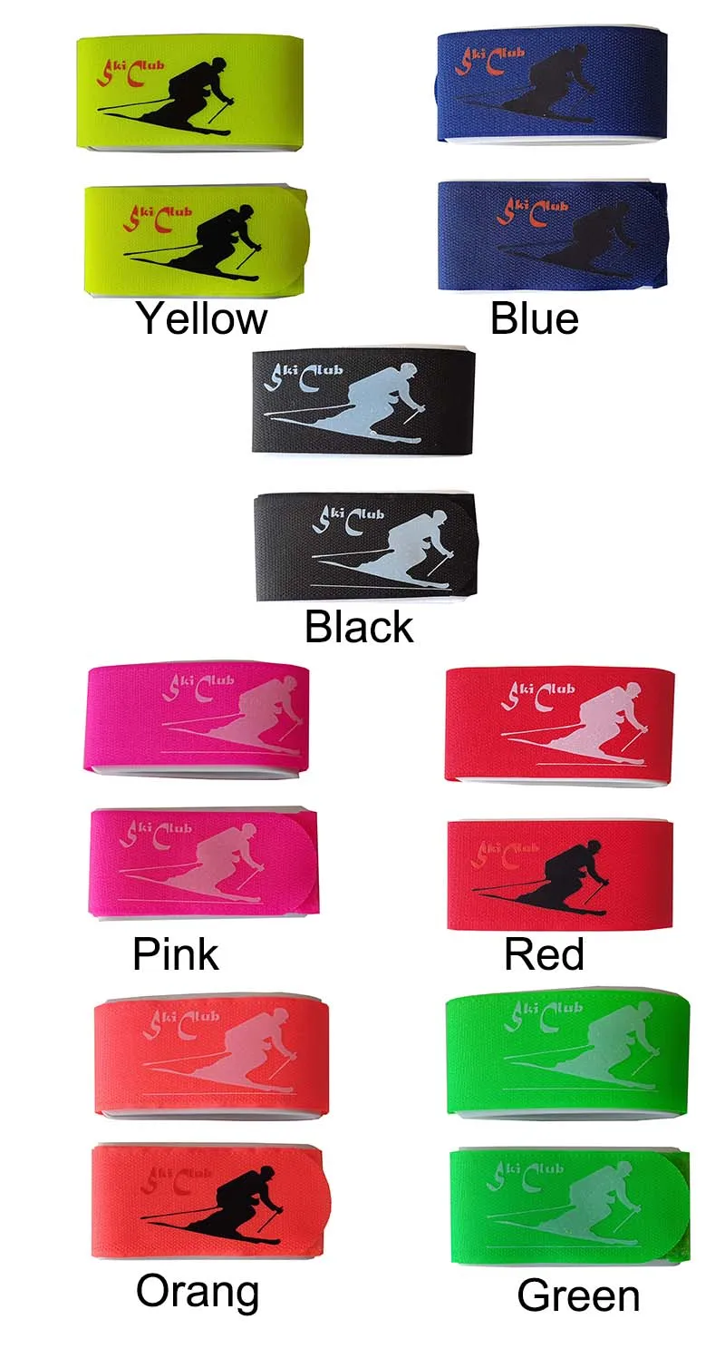 Bedruckbares Kabelbinderband mit Ihrem Logo, Rutschfester Skistock-Gurt, Ski-Fixierband, Snowboard-Befestigung – Detail 2