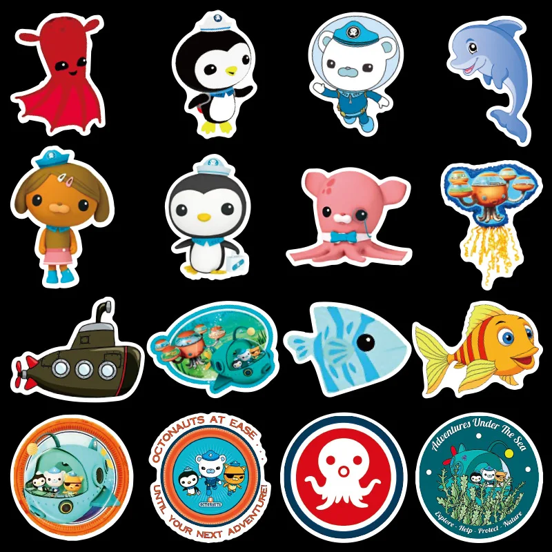 50 шт./компл. Octonauts водостойкая наклейка сделай сам для ноутбука