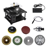 mini table saw 200w multi function angle electric saw for cutting polishing and engraving diy handmade wooden model crafts