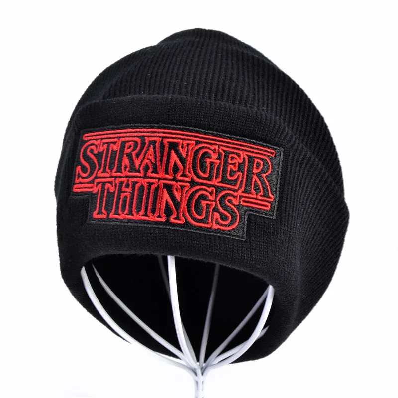

Winter Men Women Teenagers Warm Beanine Winter Hat Dustin Stranger Things Dustin Black Knit Beanie Cap Hat For Men Women Youth