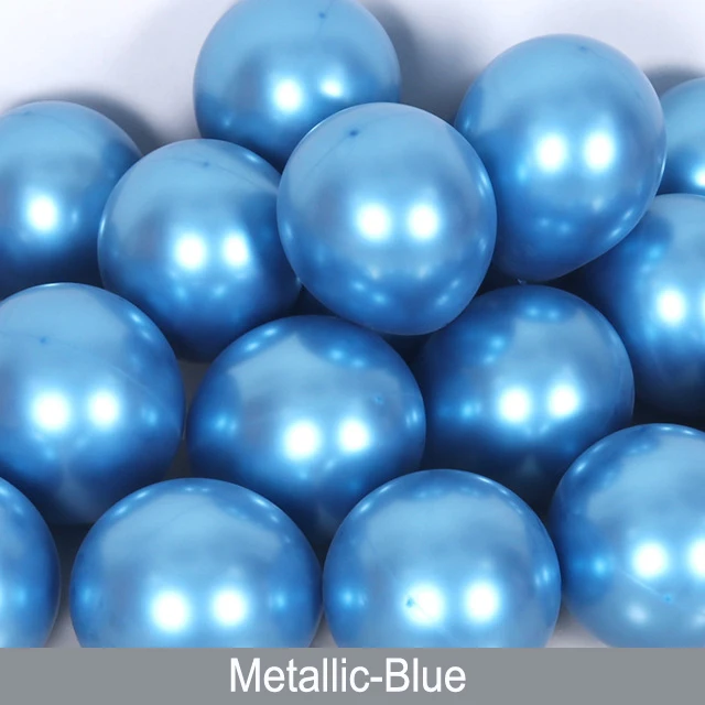 Deep blue Metallic 50~ 100 шт./пакет 10in латексных воздушных шаров с 33 Цвета надувные свадебные украшения воздушный шар с надписью "Happy Birthday" Вечерние материалы воздушных шаров - Цвет: Deep blue Metallic