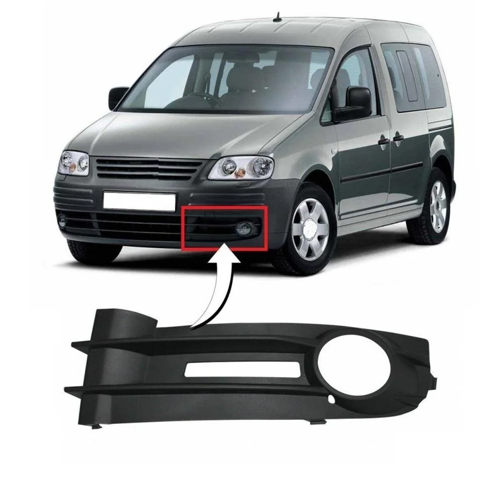 Для VW Caddy 2003 2004 2005 2006 2007 2008 2009 2010 2011 2012 2013 передний бампер противотуманная фара противотуманных фар решетка Обложка - Цвет: 1pc X Left side