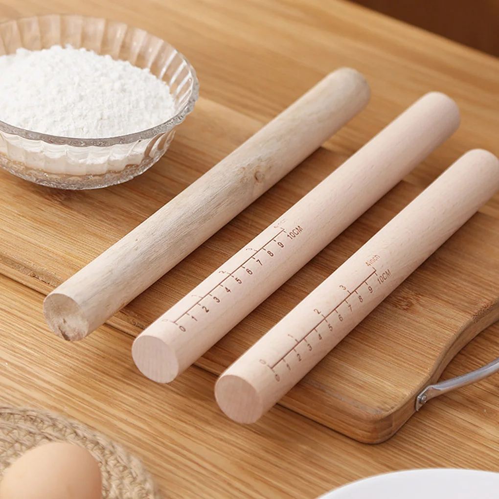 Антипригарная деревянная скалка для торта помадки печенья лапши печенья|Скалки