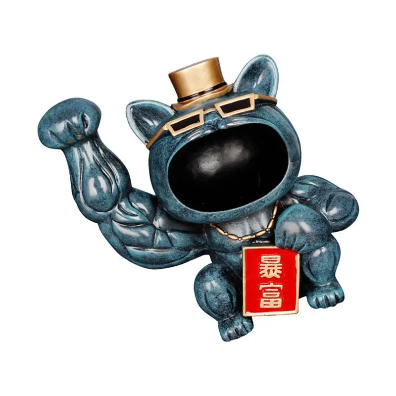

1Pc Fortune Cat Model Decorative Cat Model Business Opening Gift Fortune Cat Statue for Home Office Decor Shop