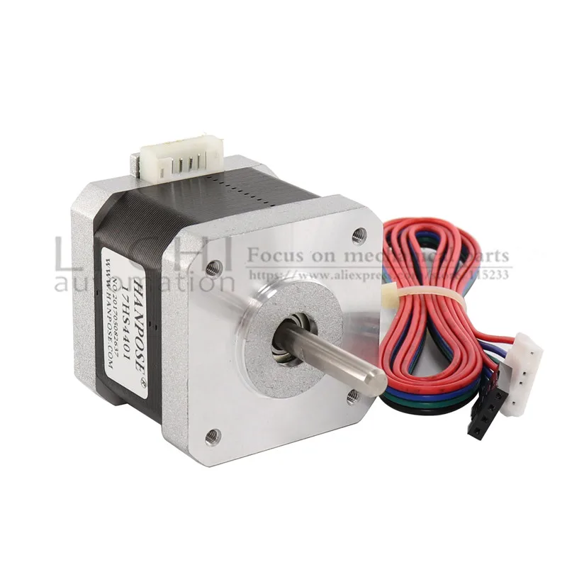 17HS4401 шаговый двигатель 40 мм 1.7A 12V Nema17 шаговый двигатель 42bygh 4-свинец ЧПУ RepRap 3D-принтеры