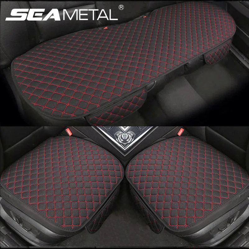 Автомобильные аксессуары чехлы для автомобильных сидений льняные универсальные