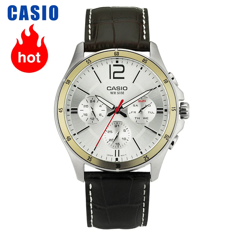 

Casio Watch Pointer Series Multi-function Chronograph Men's Watch MTP-1374L-7A