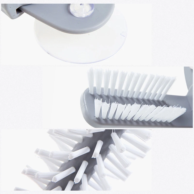 

Cup Scrubber Glass Cleaner Bottles Brush Sink Kitchen Tool 2 in 1 Drink Mug Wine Suction Cup Cleaning Brush Kitchen Cleann Tools