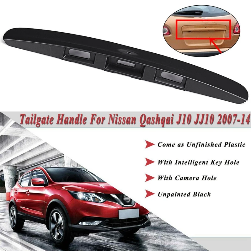 Rear Tailgate Boot Handle With Key Camera Trunk Door Cover For Nissan Qashqai J10 JJ10 2007-2014 90812JD20H | Автомобили и