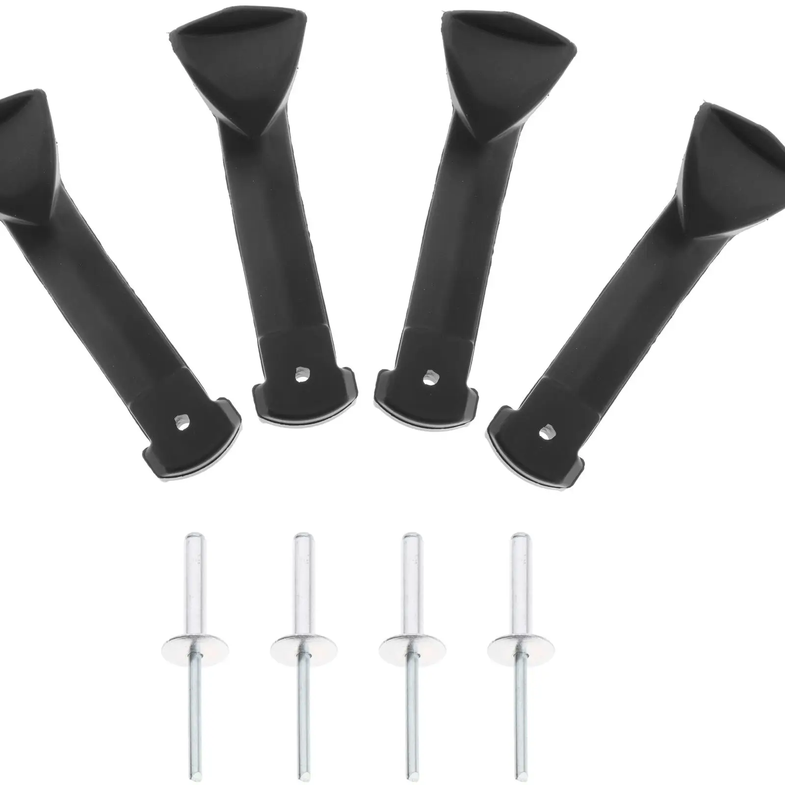 

4x Hood Strap Panel Latch Replace Kit ABS Black for SKI DOO REV MXZ GTX 112mm