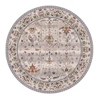 Круглый ковер с индийской мандалой, марокканский ковер для гостиной, круглый ковер в американском ретро-стиле, напольный коврик, Современный Персидский ковер с цветами для детей