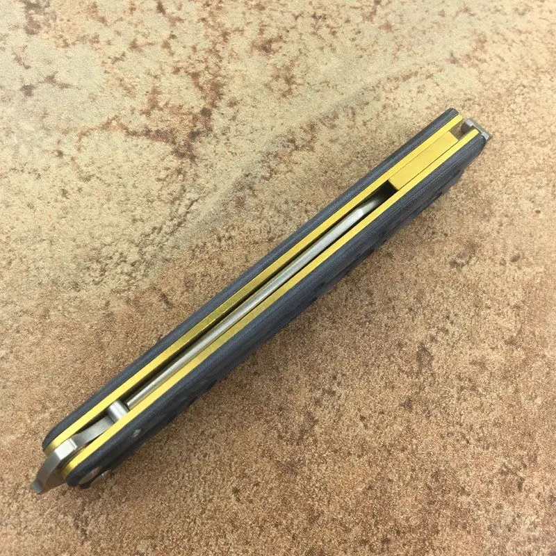 Theone BRS репликаторная бабочка тренировочный нож втулки Сэндвич черный G10 +