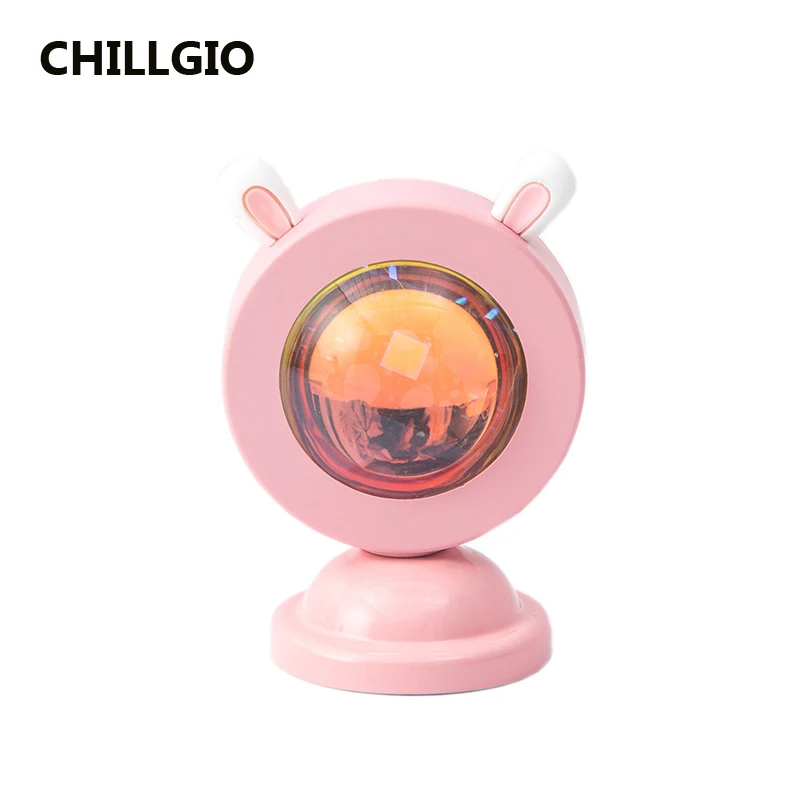 Миниатюрный светильник CHILLGIO С закатом атмосферный светодиодный проектор для