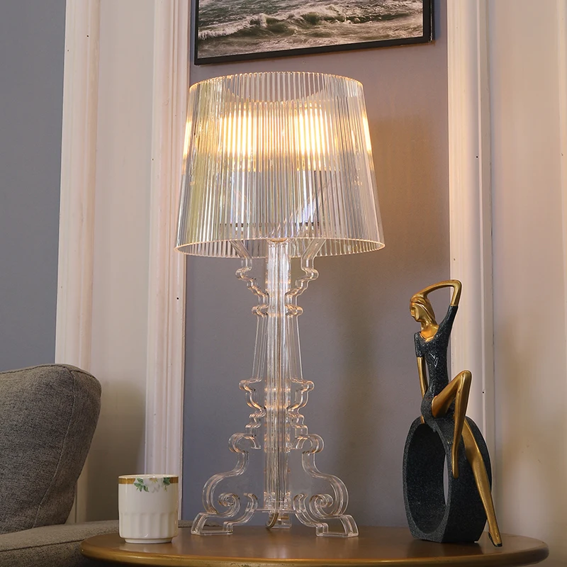 Акриловые Настольные лампы настольная лампа для спальни гостиной учебы чтения