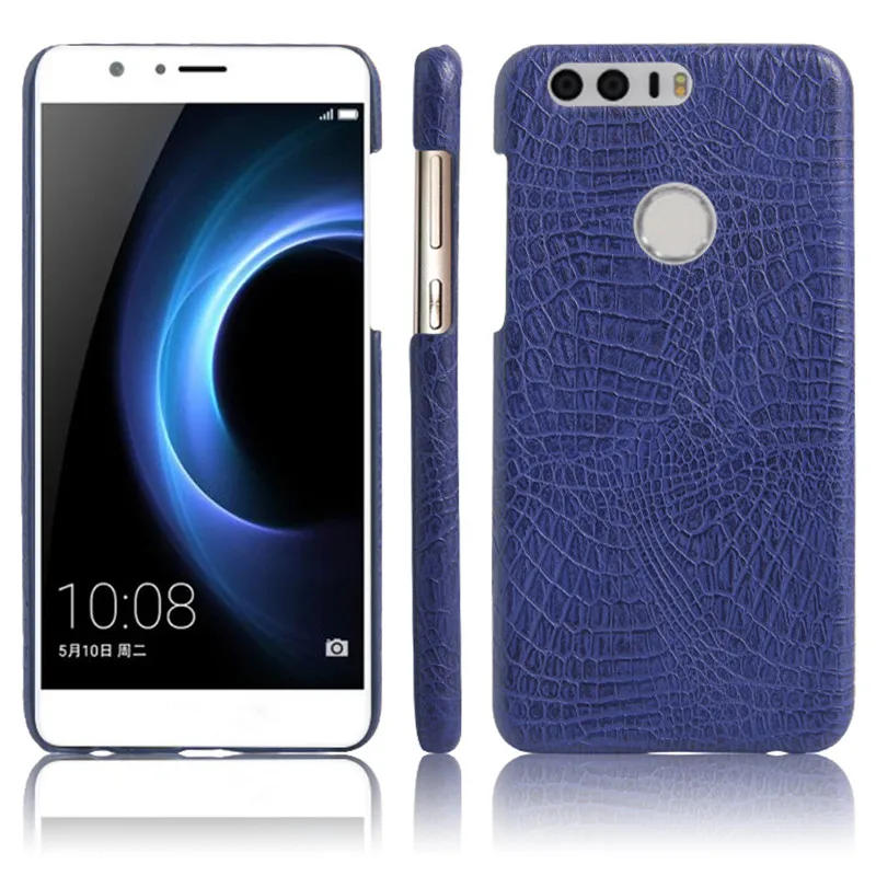Чехол для Huawei Honor 8 кожаный чехол из крокодиловой кожи задняя крышка телефона с