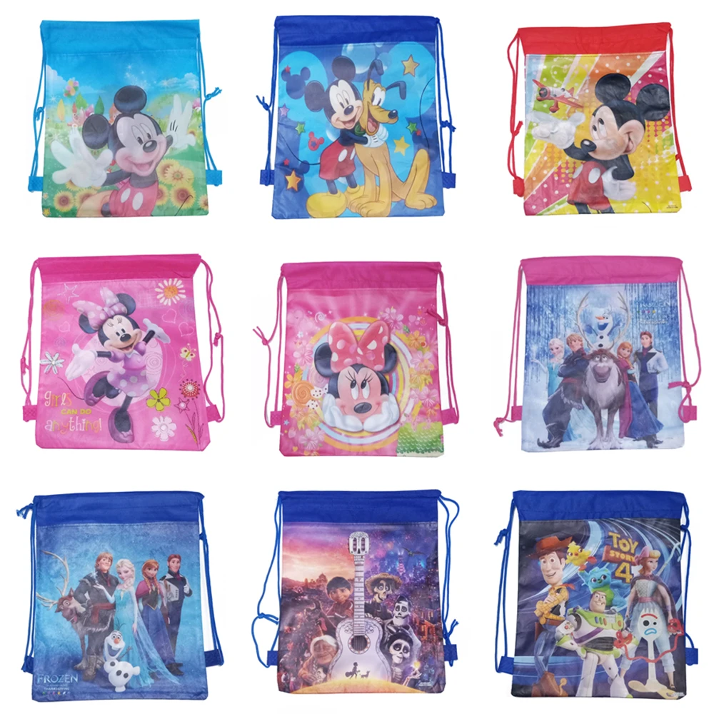1 шт./лот Disney 27x34 см подарки на день рождения Минни Микки Маус нетканые сумки