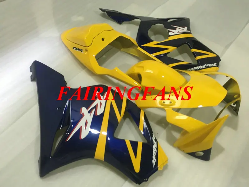 Обтекатель комплект для HONDA CBR900RR 954 02 03 CBR 900 RR 2002 2003 ABS/желтый/синий/Обтекатели на