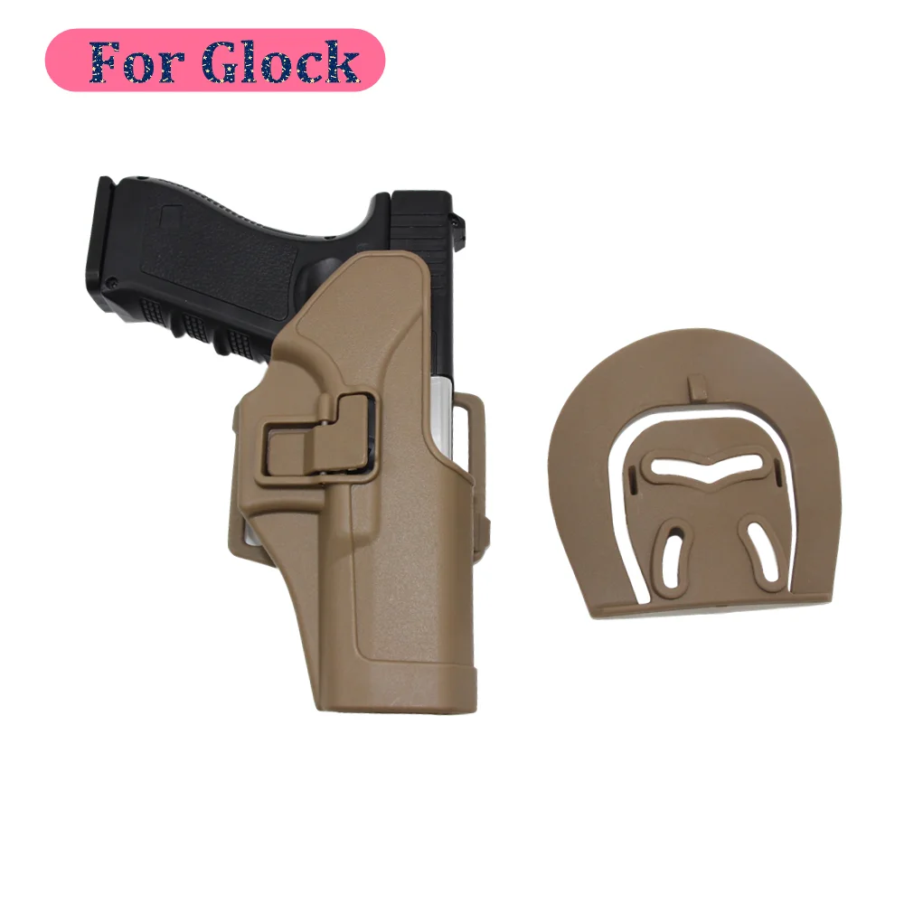 Для GLock 17 19 22 23 31 32 CQC тактическая кобура для страйкбола Пейнтбол правой кобуре с