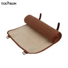 Аксессуары для охотничьего ружья Tourbon, универсальный комплект для ухода за ружьем, защитная щетка для ружья, коврик из холщовой ткани с начесом 134 см