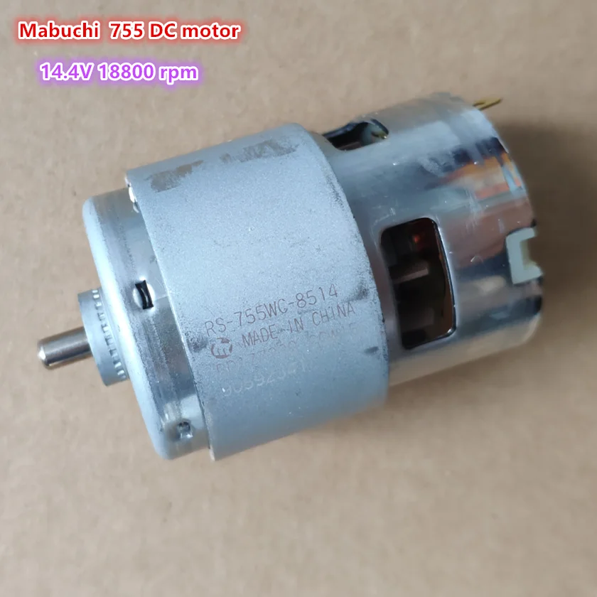 Совершенно новый Mabuchi RS-755WC-8514 14 4 В 18500 об/мин высокоскоростной двигатель 755