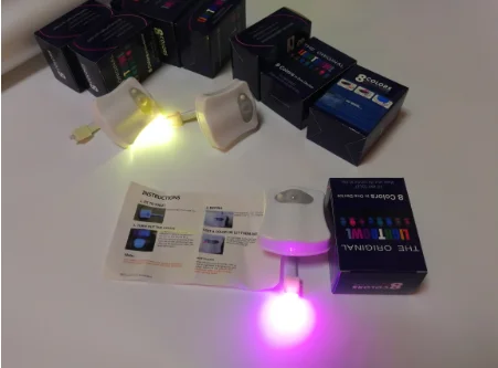 Хит продаж умная Ночная Светодиодная лампа для ванной и туалета