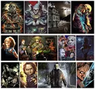 Алмазная 5D картина сделай сам, картина с ужасами, клоуном It, персонажем из фильма, Чаки, животное, алмазная вышивка, подарок для детей, домашний декор