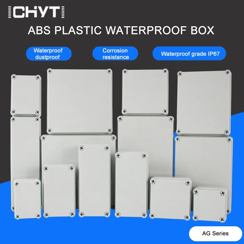 High-end Quality IP67 Waterproof DIY Electrical Junction Box ABS plastic Enclosure Case Outdoor Distribution box 130*80*85mm |