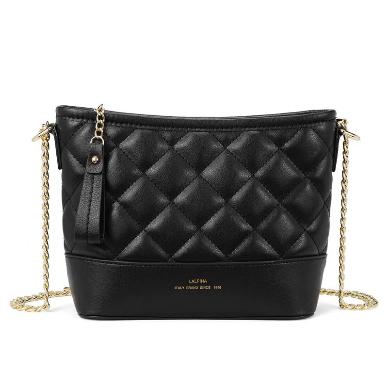 Женская сумка из натуральной кожи маленькая квадратная мессенджер контрастных