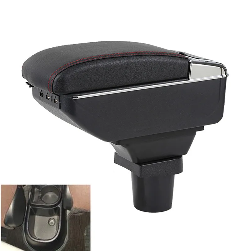Подлокотник для Toyota yaris vitz контейнер хранения центральной консоли с USB