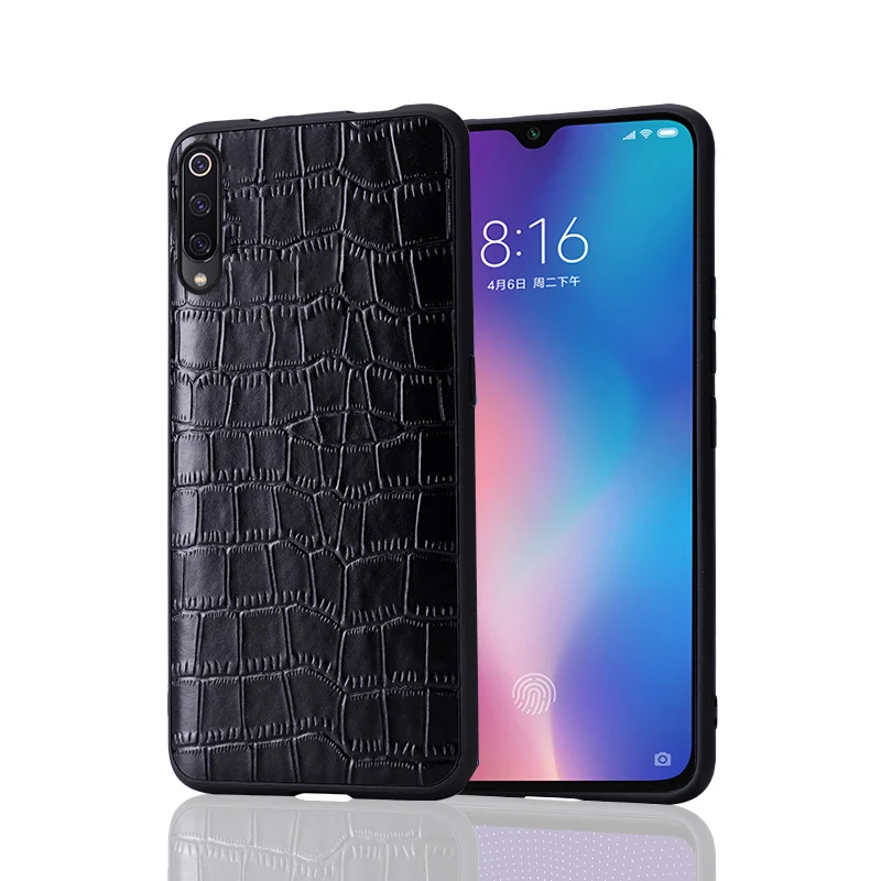 Чехол для телефона для Xiaomi 8 9 se 9T A1 A2 A3 lite Max 3 A3 Poco F1 чехол для Redmi 5 6a 7a Note 5, 6, 7, 8 Pro крокодиловой кожи текстуры