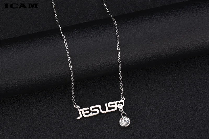 ICAM Новое модное ожерелье с подвеской в виде монеты из нержавеющей стали для