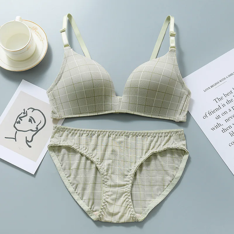 Новинка модное женское фиолетовое розовое пикантное нижнее белье Wasteheart в клетку