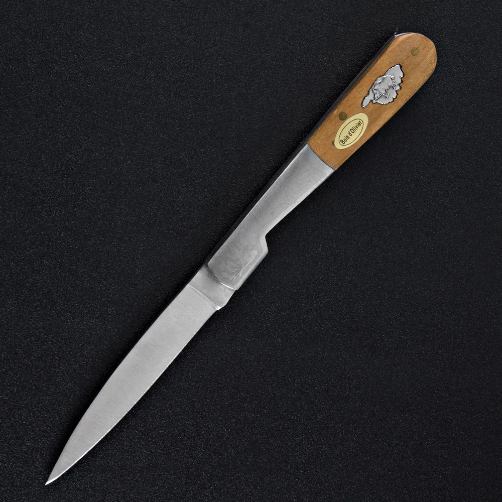 Wood Handle Цин Из Нержавеющей Стали походный складной нож для домашнего пикника нож для чистки фруктов портативный Edc инструменты карманный тактический складной Кливер - Цвет: Wood Handle
